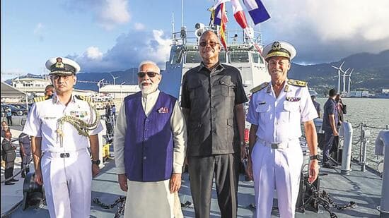 India hands over patrol vessel to Seychelles during Modi visit